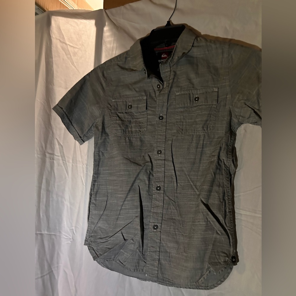 Quicksilver boys button down shirt